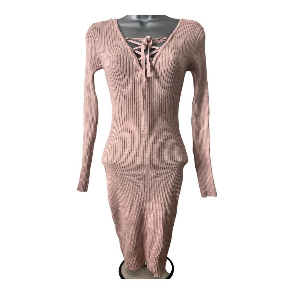 Say What Dress in Rose Gold